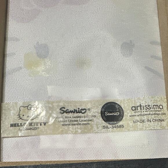 Hello Kitty Loot #2-bag, word find, frame, 2pictures, light wall cover,pez & key - Picture 10 of 12